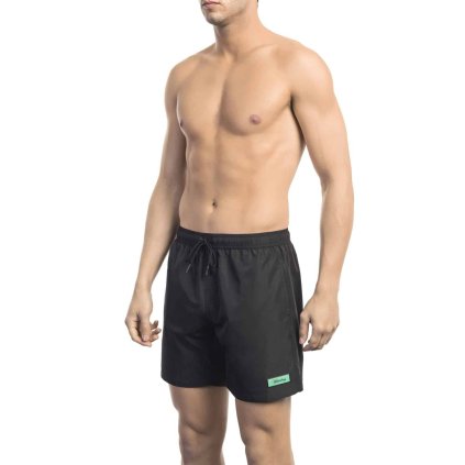 Pánské šortky BKK1MBM10 Bikkembergs Beachwear (Barva Černá, Velikost S)