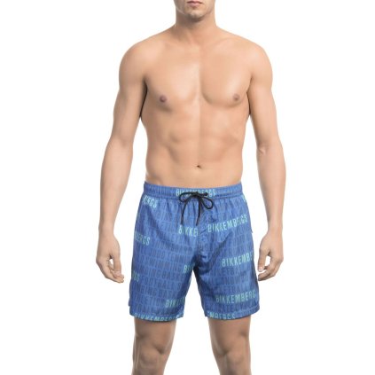 Pánské šortky BKK1MBM17 Bikkembergs Beachwear (Barva Modrá, Velikost S)