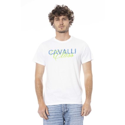Pánské triko M3600- Cavalli Class (Barva Bílá, Velikost L)