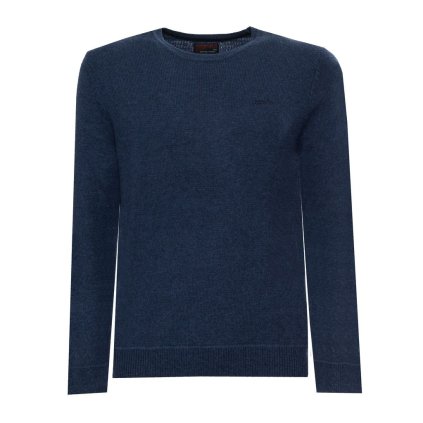 Pánský svetr M6110564A- Superdry (Barva Modrá, Velikost S)