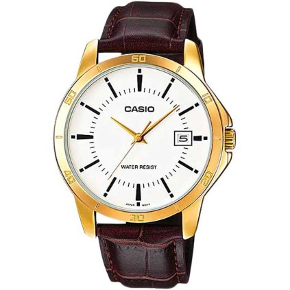 Pánské hodinky MTP-V004G Casio (Barva Hnědá)