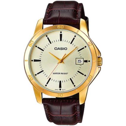 Pánské hodinky MTP-V004GL-9A Casio (Barva Hnědá)