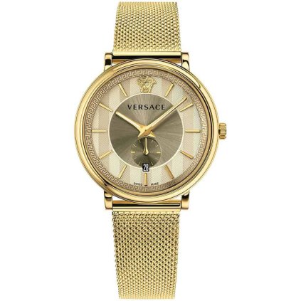 Pánské hodinky VBQ070 Versace (Barva Žlutá)