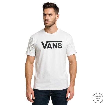 Pánské triko VN000GGGYB21- Vans (Barva Bílá, Velikost S)