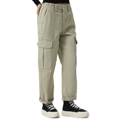 Dámské kalhoty VN000GWND3Z1- Vans (Barva Bílá, Velikost M)