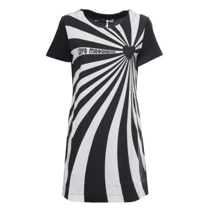 Dámské šaty W592924-M3876 Moschino (Barva Bílá, Velikost 40)