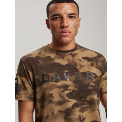 Pánské tričko s potiskem DKR D 0723 S1825 (Velikost M, Barva Khaki)