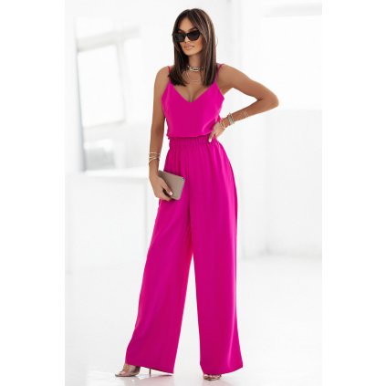 Volné kalhoty z prémiového materiálu Verona (Velikost XS/S, Barva Růžová)