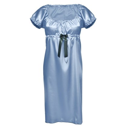 Sexy košilka dámská s mašlí a odhalenými rameny Anabel (Velikost 2XL, Barva Světle modrá)