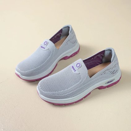 Pohodlné slip-on tenisky pro každodenní nošení (Barva Šedá, Velikost 39)
