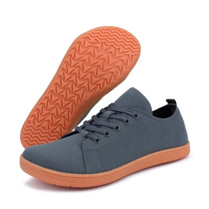 Minimalistické barefoot tenisky s prodyšnou podrážkou (Barva Světle šedá, Velikost 39)
