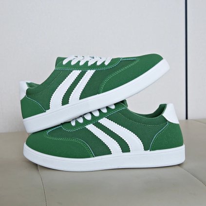 Stylové tenisky pro volný čas a sport (Barva Zelená, Velikost 36)