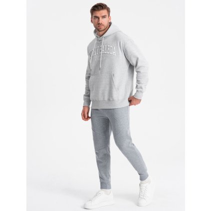 Pánské tepláky joggers - V3 - ESPIR (Velikost S, Barva Tmavě šedá)