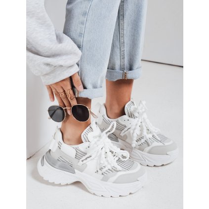 Dámské tenisky ZY0000 (Velikost 38, Barva Bílá)