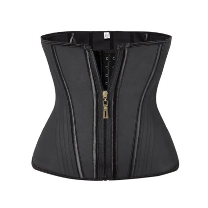 Dámský dvojitý stahovací pás na pas a břicho (Barva (varianta) Černá, Velikost L)