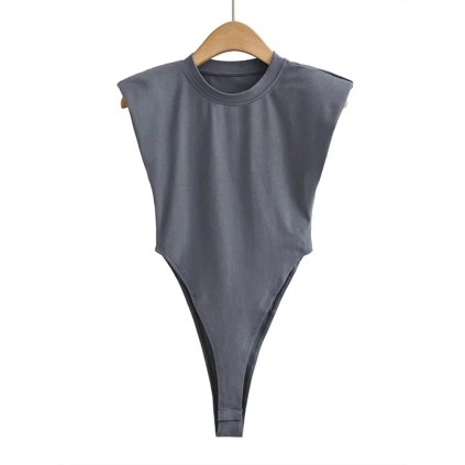 Dámský přiléhavý bezrukávový body top (Barva (varianta) Černá, Velikost L)