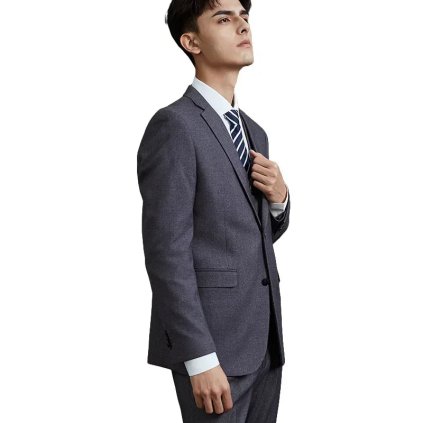 Pánský elegantní formální oblek (Barva (varianta) Černá, Velikost L)