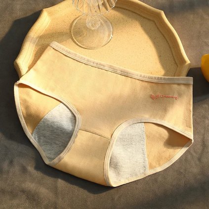 Menstruační kalhotky s ochranou proti protečení (Barva (varianta) Šedá, Velikost L)