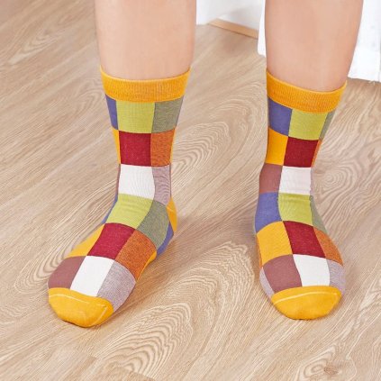 Pánské bavlněné ponožky s módním vzorem na každý den (Barva (varianta) 5pairs Stripe)
