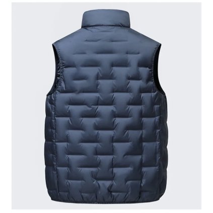 Pánská zateplená prošívaná vesta (Barva (varianta) Černá, Velikost 3XL)