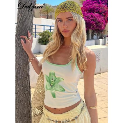 Dámský halter top se šněrováním (Barva (varianta) Bílá, Velikost L)