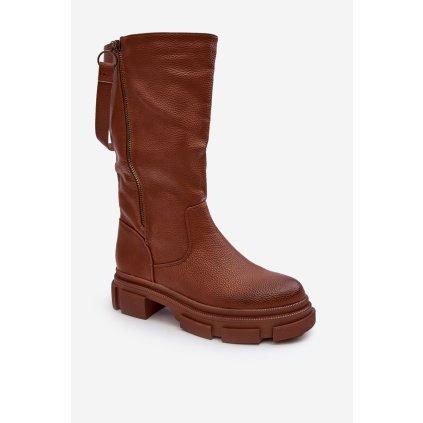 Kozaky S Půlkou Stehna  Lizames (Velikost 41, Barva Béžová)