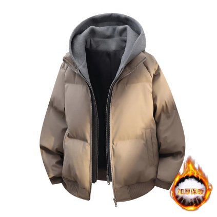 Pánská zateplená bunda pro volný čas a město (Barva Černá, Velikost 3XL)