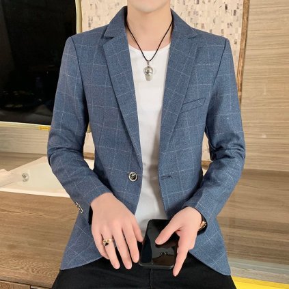 Pánské elegantní sako pro business i večerní styl (Barva Černá, Velikost M)