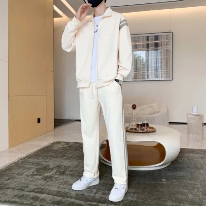 Chlapecká tepláková souprava pro chladnější dny (Barva Černá, Velikost M)