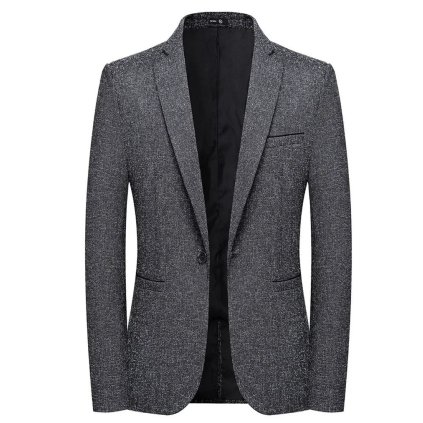 Pánské univerzální sako pro formální styl (Barva Světle šedá, Velikost S)