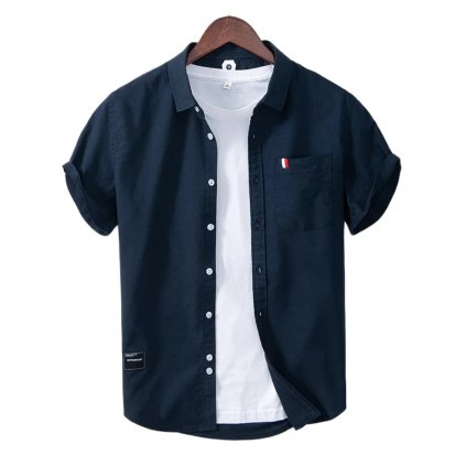 Pánská bavlněná košile pro business styl (Barva Bílá, Velikost XL)