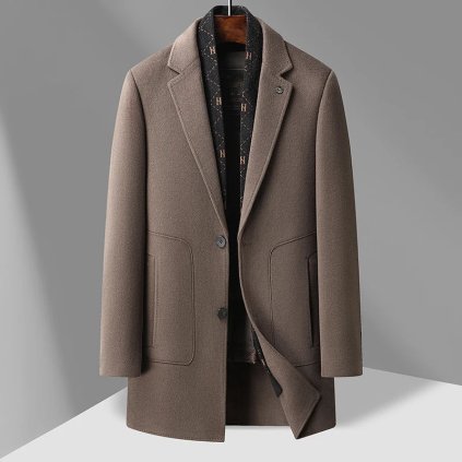 Pánský oboustranný kabát s odepínací vložkou (Barva Černá, Velikost 3XL)