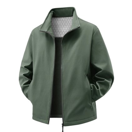 Pánská softshellová bunda pro přechodné období (Barva Šedá, Velikost M)