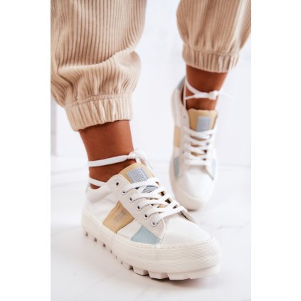 Dámské tenisky BIG STAR JJ274480 (Velikost 39, Barva Bílá)