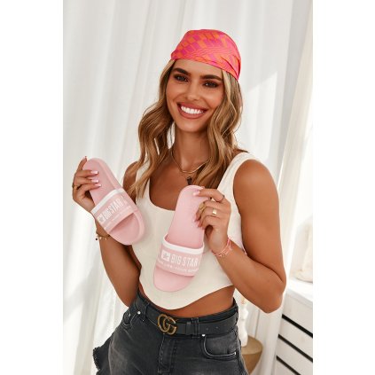 Dámské pantofle Big Star Light LL274730 (Velikost 38, Barva Černá)