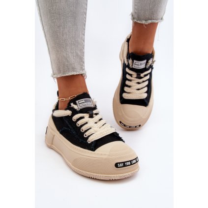 Dámské tenisky GOE NN2N4061 (Velikost 38, Barva Černá)