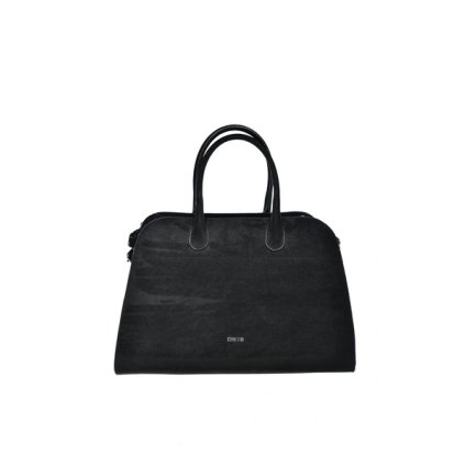 Dámská Shopper Taška Z Eko Semiše Big Star SS574007 (Velikost ONE SIZE, Barva Černá)