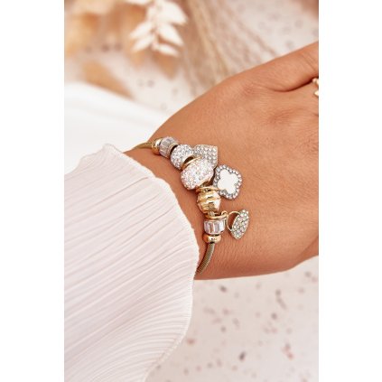 Dámský Náramek Charms   Mouse (Velikost ONE SIZE, Barva Zlatá 1)