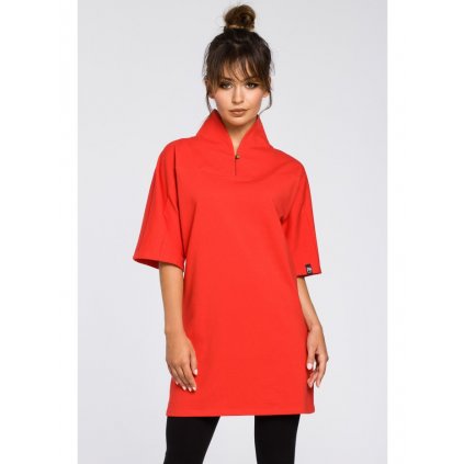 Originální tunika s kimono rukávem a stojatým límcem BE B043