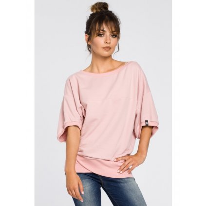 Oversize halenka s wrap zavinovacím detailem BE B048