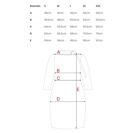 Oversize šaty s vázacím páskem na mašlí BEWEAR B070