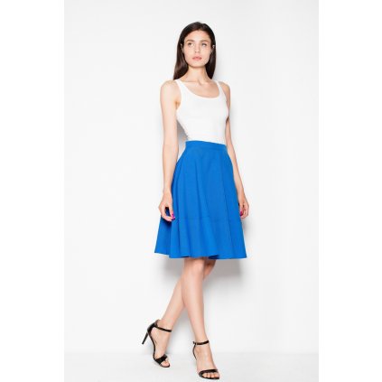 Sukně se širokým pásem VT051 Blue VENATION (Barva Modrá, Velikost XL)