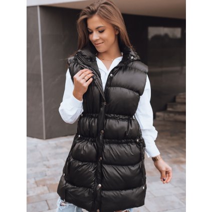 Prošívaná vesta BETTY s kapucí a šňůrkou TY2383 - L/XL