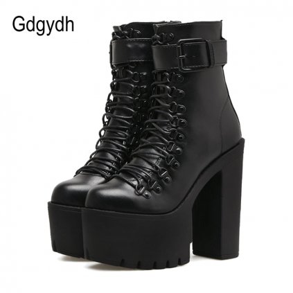 Kotníkové boty s originálním šněrováním GoodDayGirl Fashion