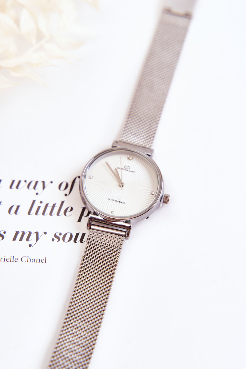 Levně Giorgio&Dario Dámské vodotěsné hodinky Giorgio & Dario se náramkem stříbrny Barva: Stříbrné
