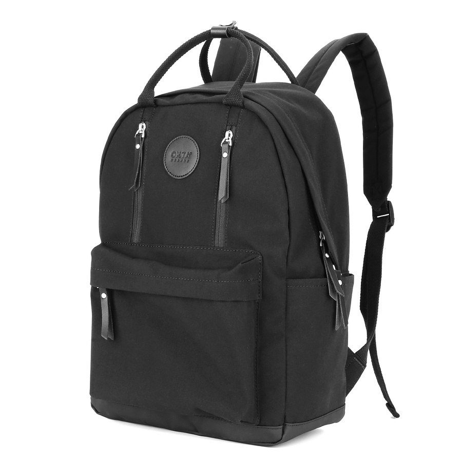 Módní batoh s kapsami na notebook Barva: Černá 1