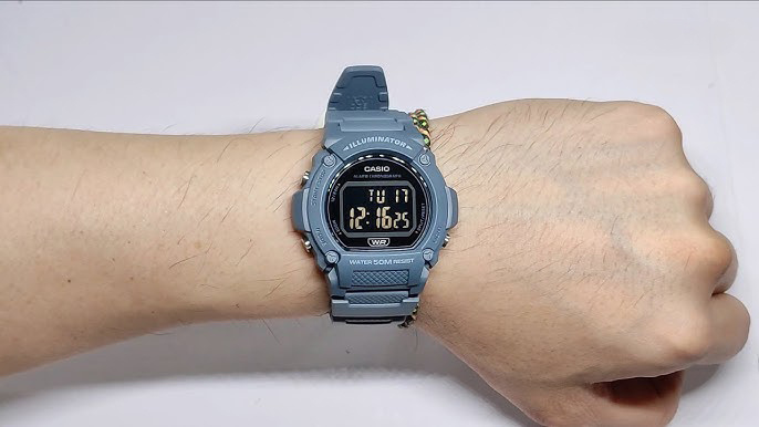 Pánské hodinky CASIO W-219HC-2BVDF + BOX (obrázek 7)