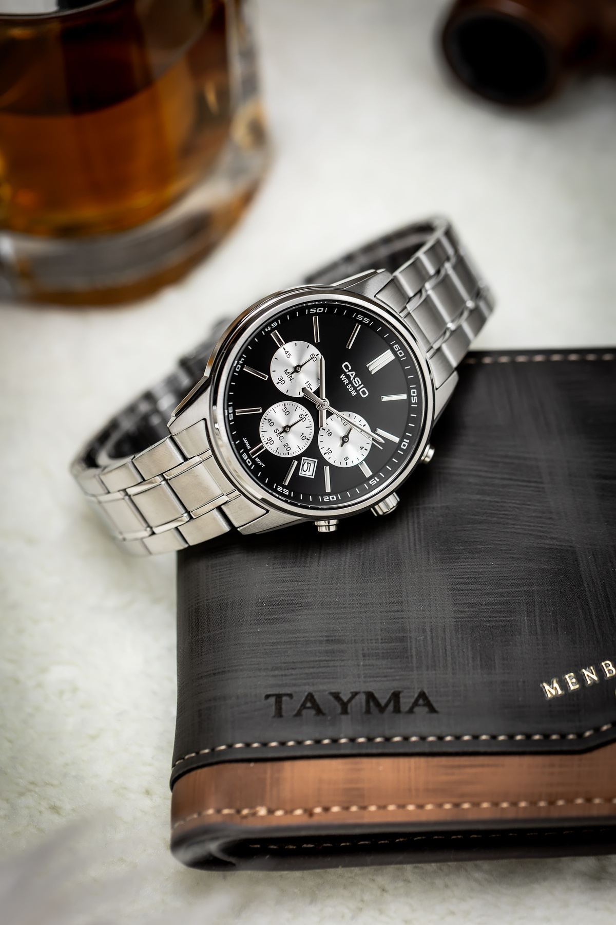Pánské hodinky CASIO MTP-E515D-1A (zd265a) + BOX (obrázek 7)