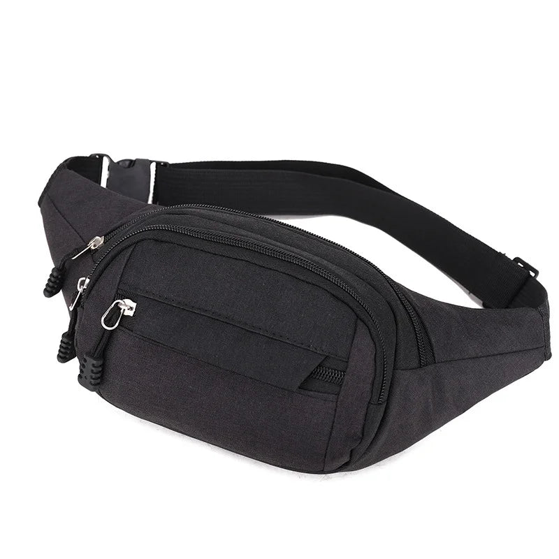 Unisex crossbody ledvinka – odolná proti vodě i oděru Barva (Varianta): Černá