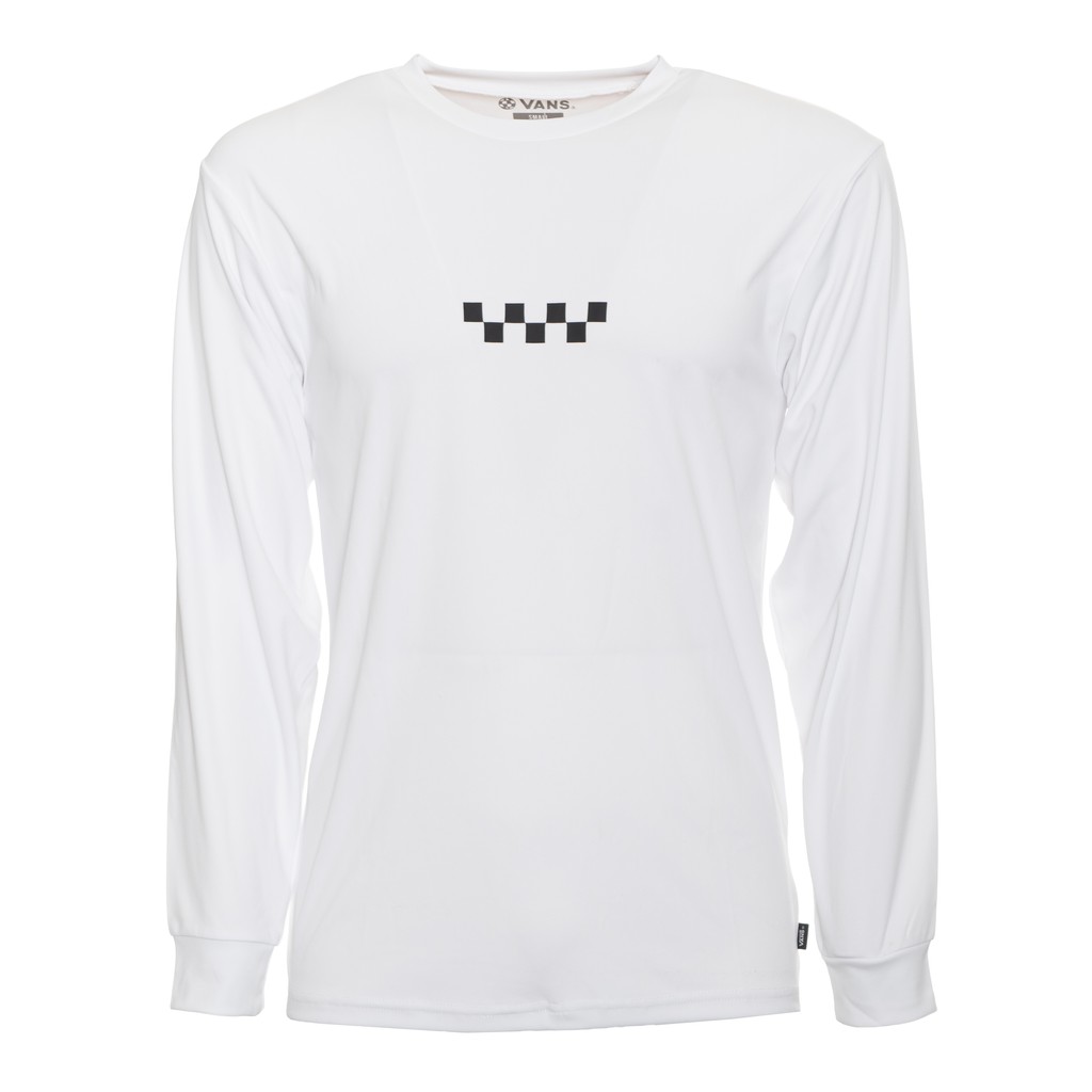 Pánské triko Vans s dlouhým rukávem VN0007V5WHT1 - S Barva: Bílá, Velikost: S